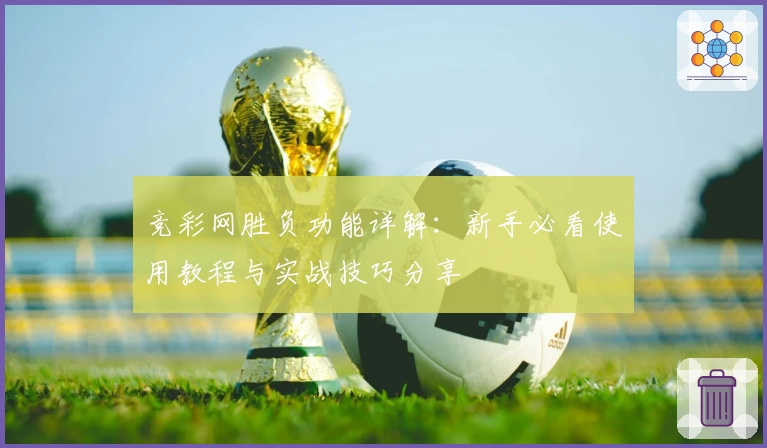 竞彩网胜负功能详解：新手必看使用教程与实战技巧分享